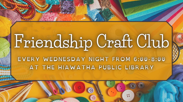 Image for event: Friendship Craft Club