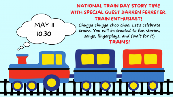 Image for event: National Train Day Story Time